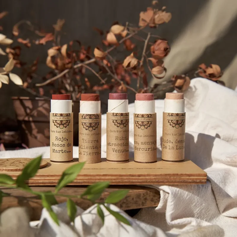 Pintalabios maquillaje vegano artesano